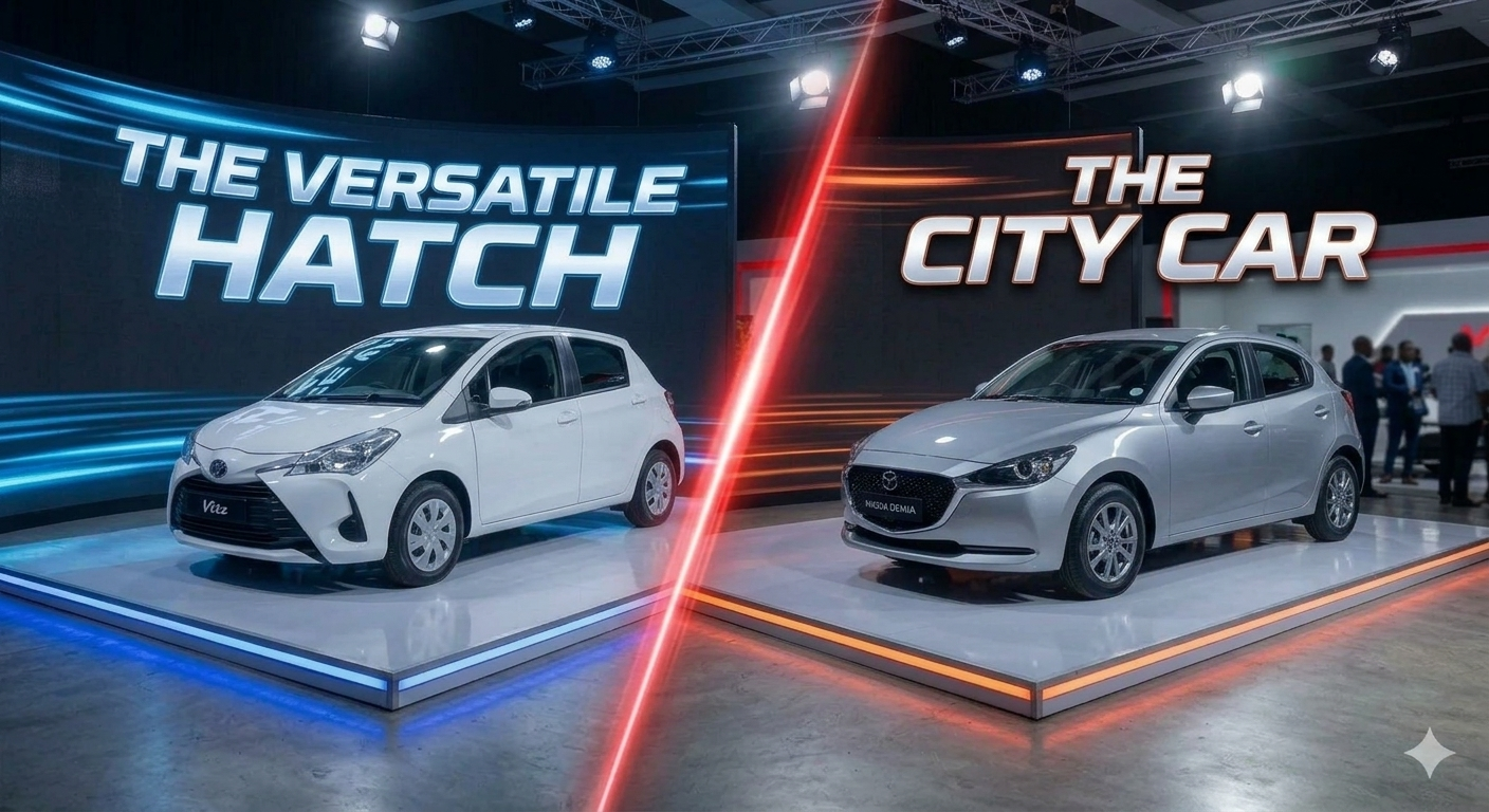 Toyota Vitz and Mazda Demio comparison